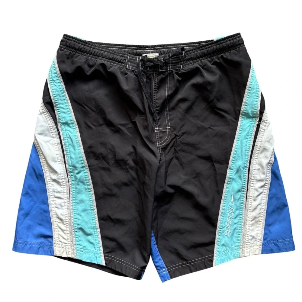 Vintage Y2K Speedo Surf Swim Trunks Board Shorts